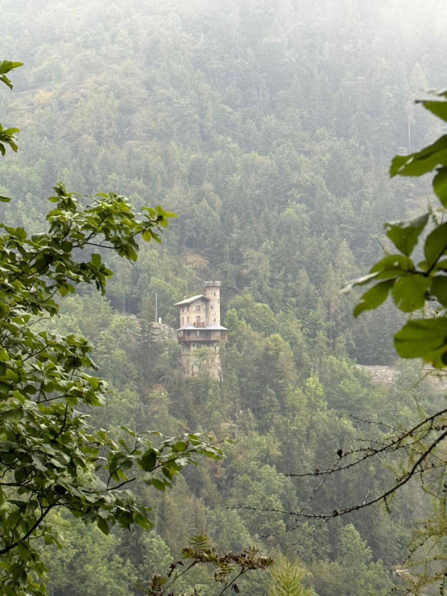 Il Castello Nel Bosco, Appartamento Torrente Champorcher Extérieur photo